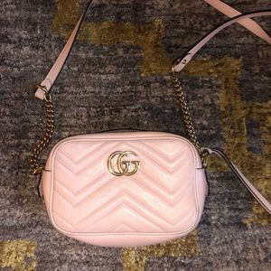 Blush Gucci satchel
